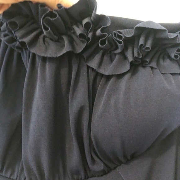 Enfocus Studio Navy One Shoulder Cocktail Dress - Picture 10 of 11